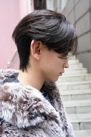 ショート パーマ メンズ 湖城 恵吾のヘアスタイル
