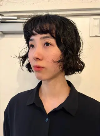 ショート パーマ ＊UNU＊ RICOのヘアスタイル