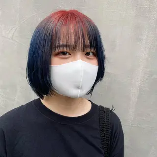 ミディアム カラー 口コミ150件超え 💬☘️笹岡航太のヘアスタイル
