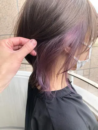 ミディアム カラーアンドケアリタ kitamuuuのヘアスタイル