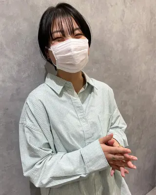 ショート カラー ヘアスタイルは 『キーちゃん』に！のヘアスタイル