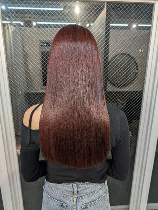 ロング 髪質改善.縮毛矯正 ×韓国ヘアyukiのヘアスタイル