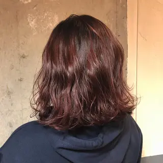 カラー 丸岡 美穂のヘアスタイル