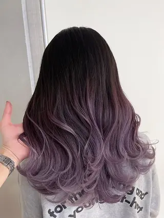 ミディアム 🦄コグレケンタピ ンクカラー🎨パーマのヘアスタイル