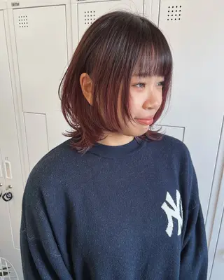 ミディアム 近藤 千裕のヘアスタイル