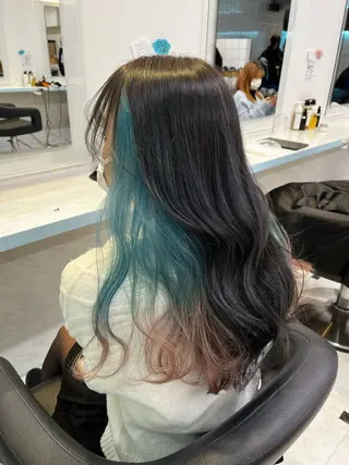 ロング カラー ブリーチカラー 🩵MIZUKIのヘアスタイル