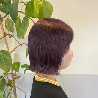 ミディアム カラー 艶カラー/岡崎 /おかもとななのヘアスタイル