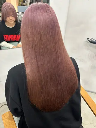 ロング カラー レイヤー/ハッシュ 三好悠生のヘアスタイル