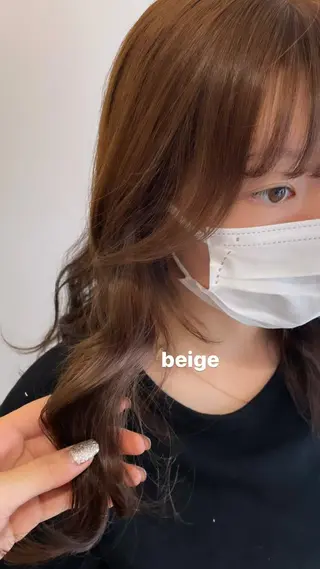 ロング カラー ヘアアレンジ ネイル マツエク・マツパ レイヤーカット 韓国風/yukinoのヘアスタイル