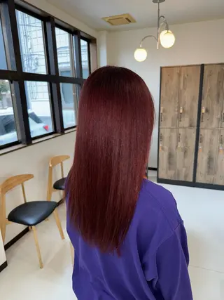 セミロング 手塚 麗のヘアスタイル