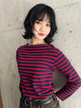 ショート パーマ 暖色/パーマ 🌼クニトウメイのヘアスタイル