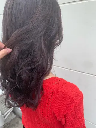 ミディアム カラー 齊藤 衣梨佳のヘアスタイル