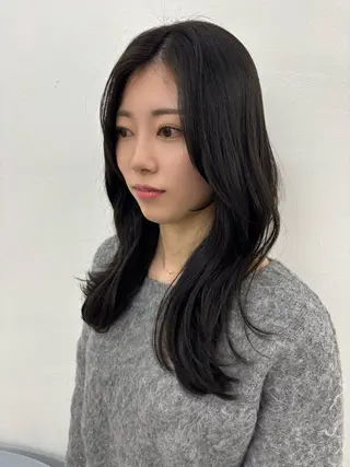 ロング I see所属・I see/天王寺/ 髪質改善/本田 唯のヘアスタイル