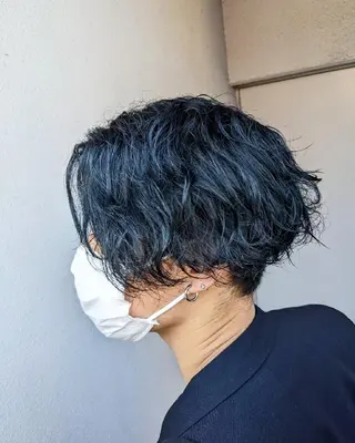 パーマ カラー メンズ 小川 健治✨のヘアスタイル