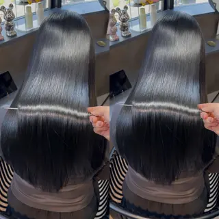 セミロング 髪質改善✨ ULTOWA🌈のヘアスタイル