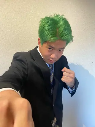 ショート カラー メンズ LE-PLA Citta 大雅のヘアスタイル