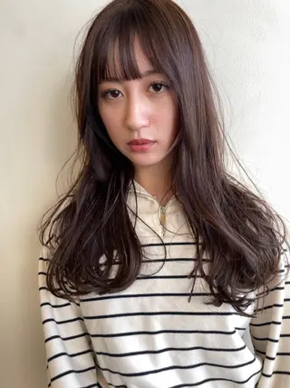 ミディアム カラー レイヤー/似合わせ TAKUYAのヘアスタイル