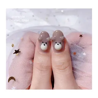 ミディアム ネイル 👑enen style👑のネイルデザイン
