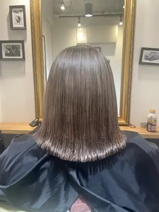 ミディアム 田中 志織のヘアスタイル