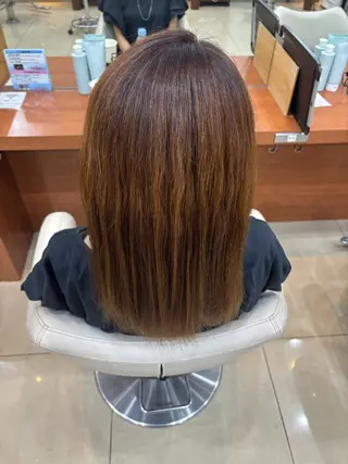 ロング カラー ☁🫧縮毛矯正 /沖春奈🪽🫧のヘアスタイル