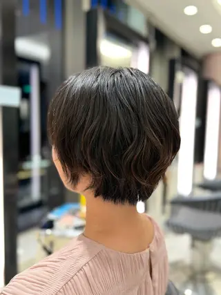 ショート パーマ ボブ・ショート 🌻Yurinaのヘアスタイル