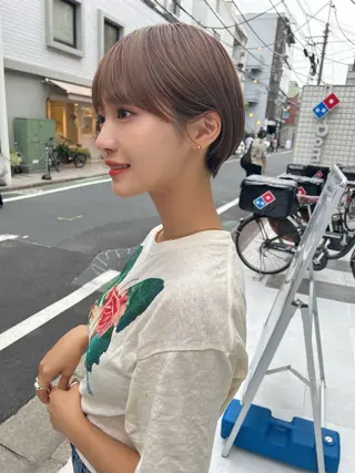 ショート sand yena 横浜所属・🌟似合わせカット No.1🌟ホノのヘアスタイル