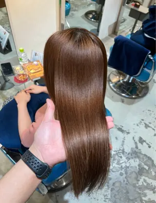 ロング 必ず笑顔で帰っていた だきます！安田祐貴のヘアスタイル