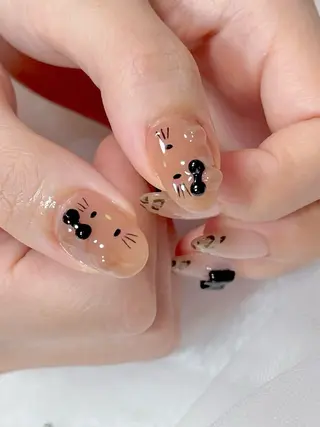 カラー AIN Nailのネイルデザイン