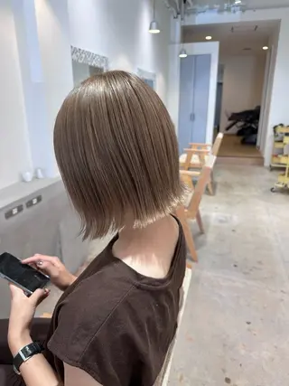 ミディアム カラー 髪質改善・ クロスパーマ◎倉澤のヘアスタイル