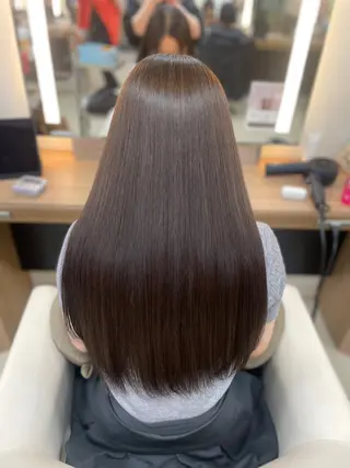 ロング カラー ハイトーン/レイヤー 似合わせ・ユキノのヘアスタイル