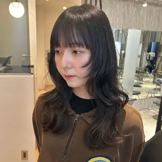 ロング 森山 葵のヘアスタイル
