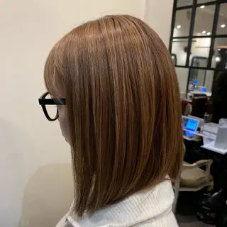 ミディアム カラー 藤原 陽一郎のヘアスタイル