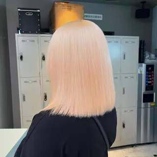 ミディアム カラー ブリーチカラー 🩵MIZUKIのヘアスタイル