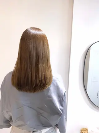 セミロング カラー 似合わせ美髪ヘア✨ 天王寺．阿倍野🌈のヘアスタイル