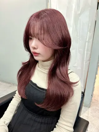 ロング カラー 💘大人可愛く💘 Natsuki❥❥❥のヘアスタイル