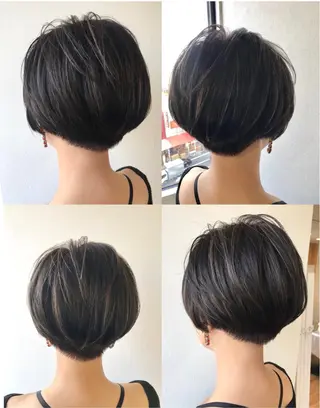ショート カラー 松本 俊樹のヘアスタイル
