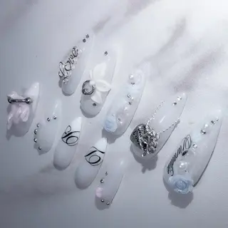 ネイル ユカ‎𖤐nail 堺筋本町/心斎橋のネイルデザイン