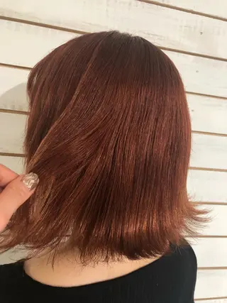 ミディアム カラー 🧡艶髪ちゅるん髪 🫧🧡YUKI❄️のヘアスタイル
