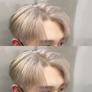 ショート カラー メンズ メンズサロン代表 曲がる縮毛矯正のヘアスタイル