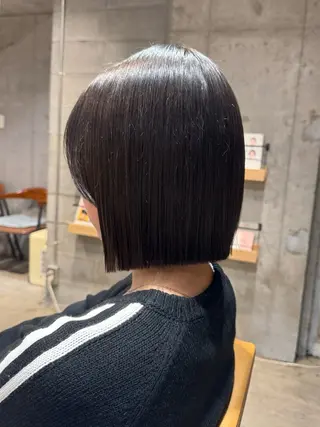 ショート ヘアアレンジ 顔まわり/艶カラー/ 🤎himari🤎のヘアスタイル