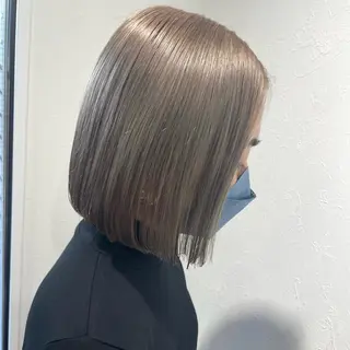 ミディアム カラー shiho .のヘアスタイル