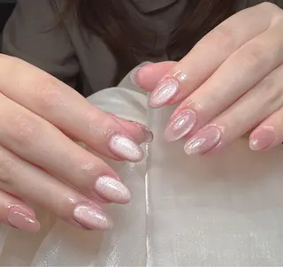 ネイル 🍑長さだし ワンホン💅モモコのネイルデザイン