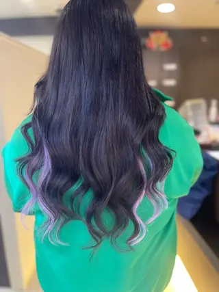 ロング 山口 万綾のヘアスタイル