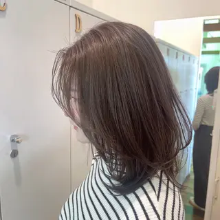 ミディアム カラー レイヤー/エクステ /優衣のヘアスタイル