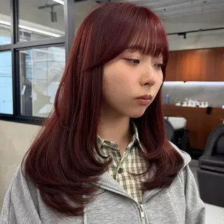 ロング カラー 🍒暖色カラー🍒 渋谷/YUUのヘアスタイル