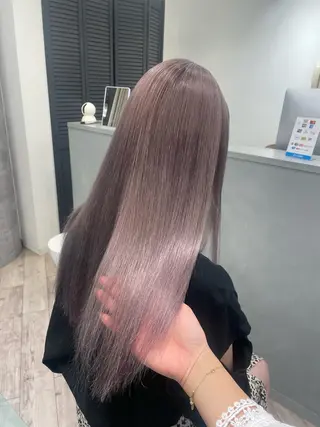 ロング ♡似合わせハイトーン ♡maiのヘアスタイル