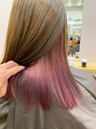 セミロング カラー NicoRE. 大人女子×髪質改善のヘアスタイル