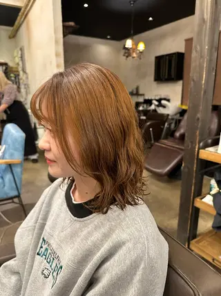 ミディアム パーマ 🦖ノザワ リンカ🦖のヘアスタイル