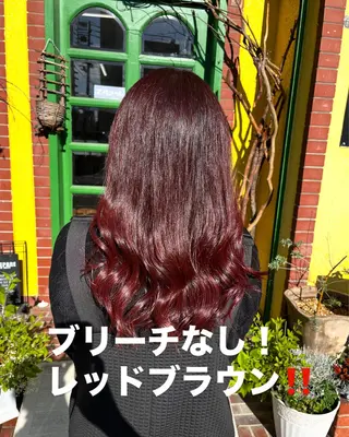 セミロング カラー 大坪 拓斗のヘアスタイル