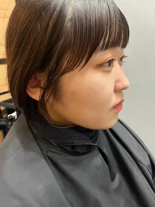 ミディアム カラー パーマ ヘアアレンジ メンズ キッズ ネイル マツエク・マツパ アイブロウ 久木原 ゆりのヘアスタイル